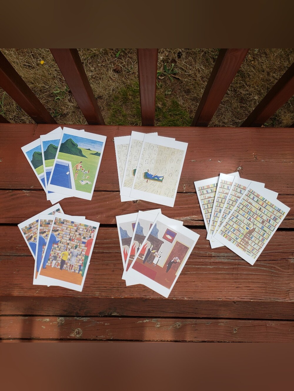 (16 Card & Envelop) BENOIT A Novel Idea- (5) Different Paper Cards Designs